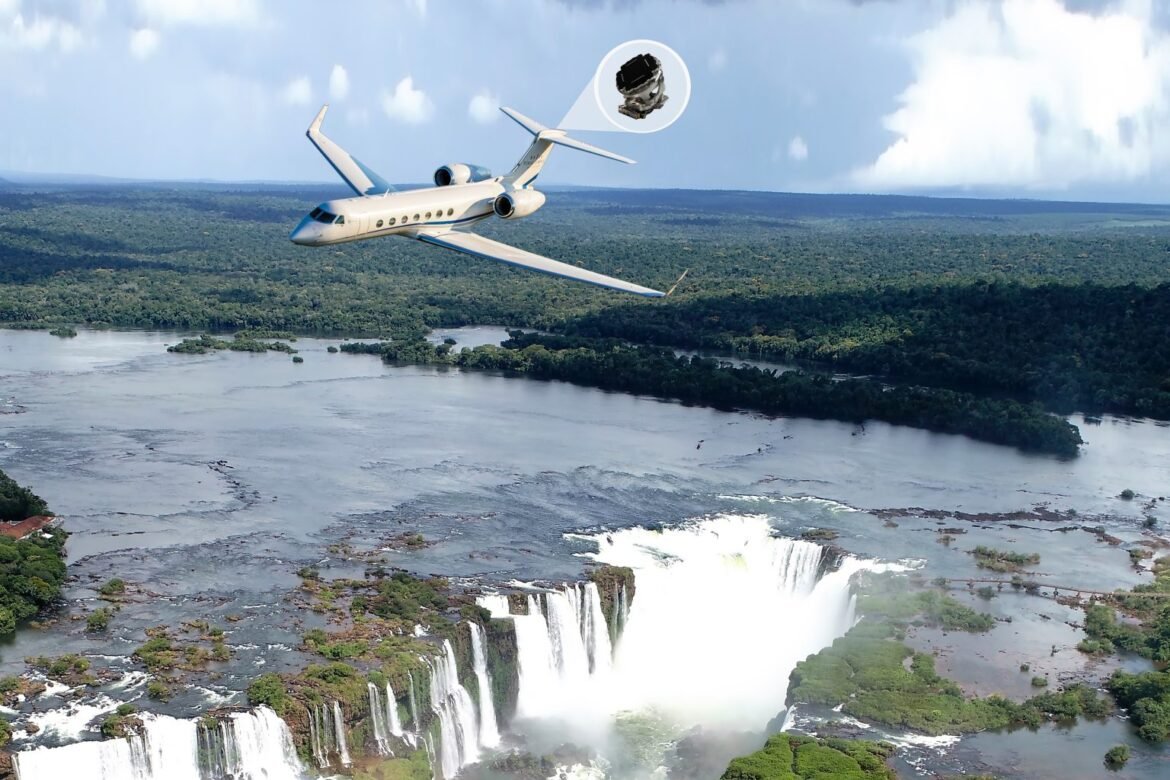 Satcom Direct installs Plane Simple® Ku-band terminal for first Latin American executive jet.