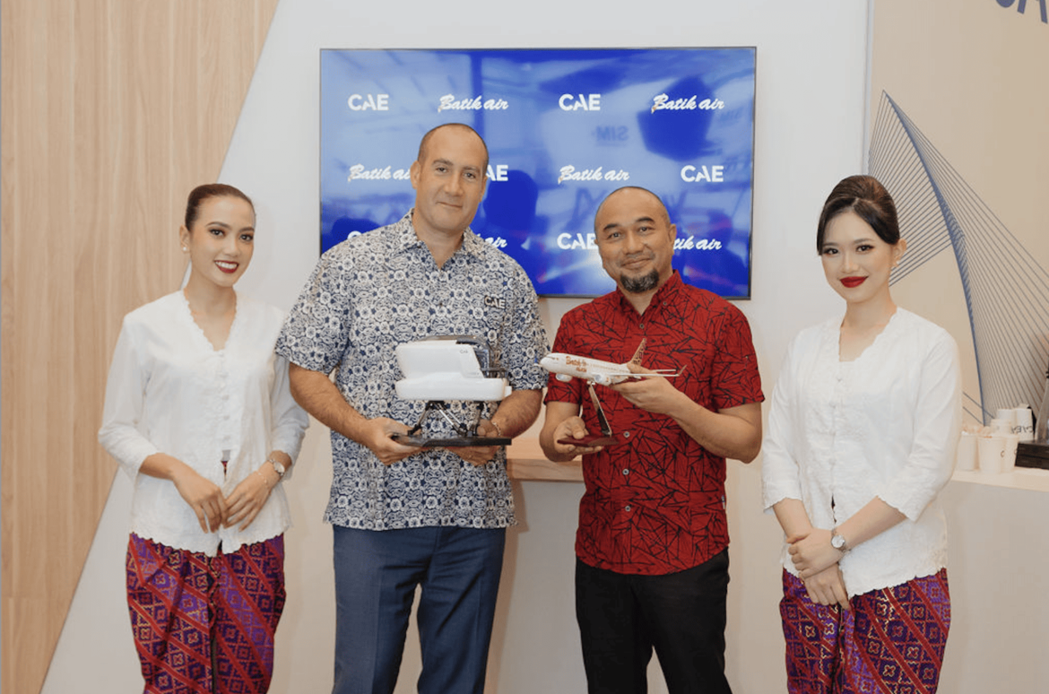 CAE signs ten-year pilot training agreement with Batik Air