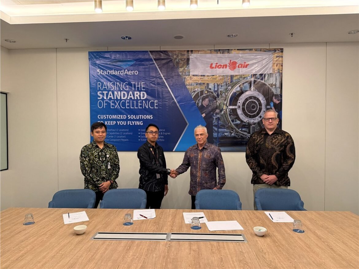 Lion Air, Indonesia's Largest Privately Run Airline, Selects StandardAero for CFM56-7B Engine Maintenance, Repair & Overhaul Support